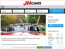 Tablet Screenshot of jh-cars.co.uk